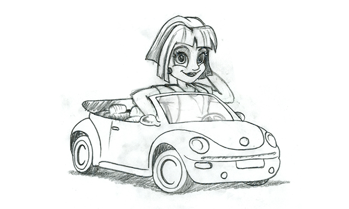 Teen Driving Mascots